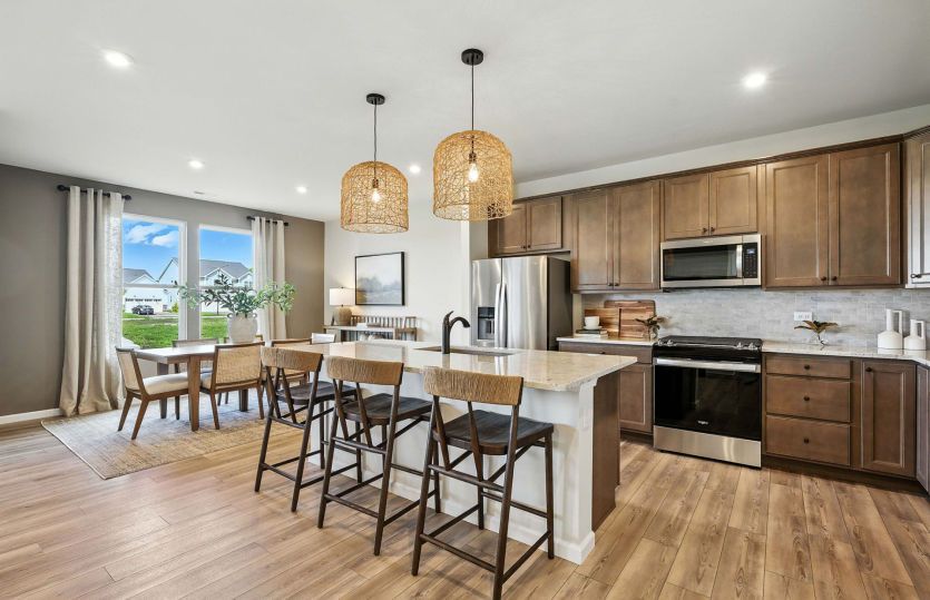 Sunlit kitchen with plenty of natural light