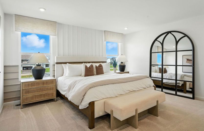 Luxurious owner's suite with large walk-in closet