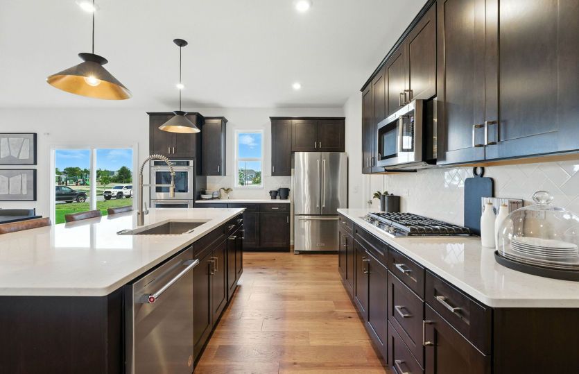 Stunning kitchen with ample storage