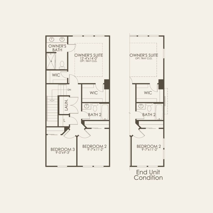 Third Floor 3 br / 2.5 ba