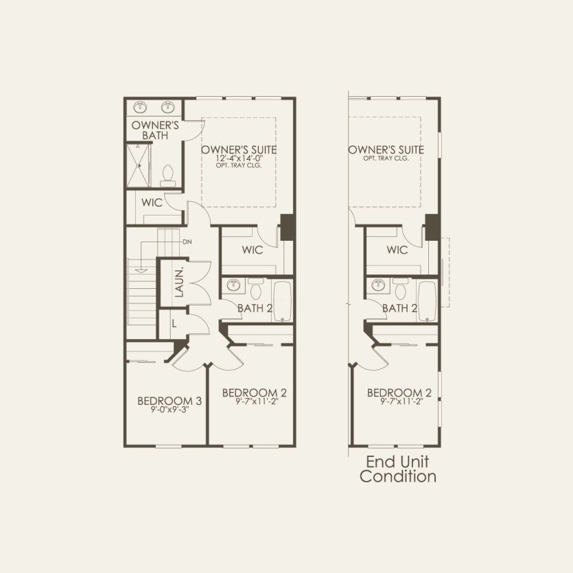 Third Floor 3 br / 2.5 ba