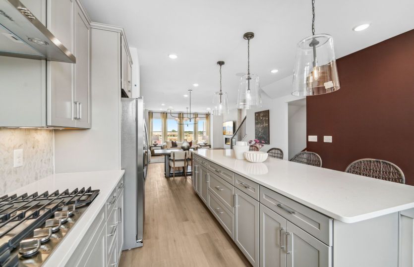 Gourmet Kitchen Features Stainless Steel Appliances