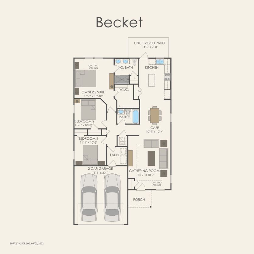 First Floor 3 br / 2 ba