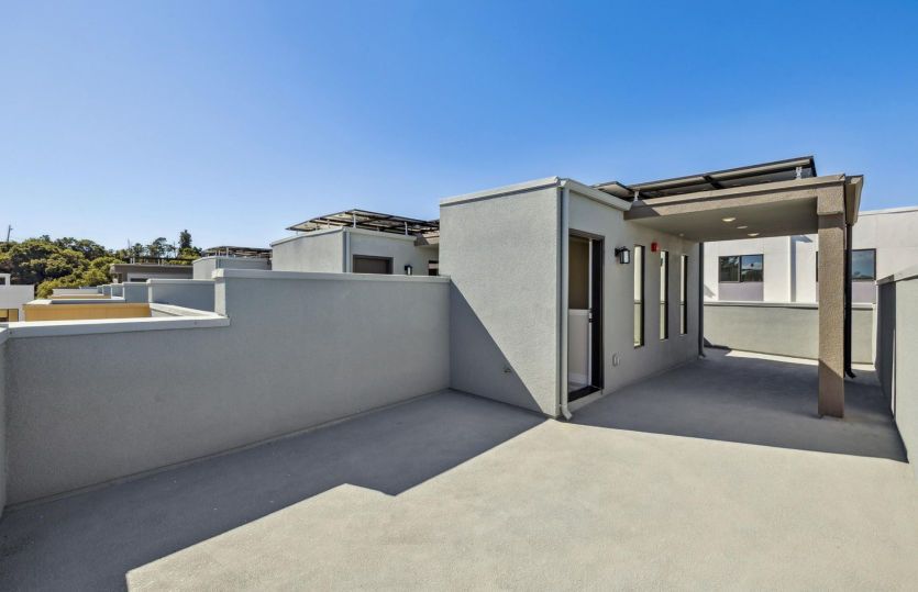 Rooftop patio