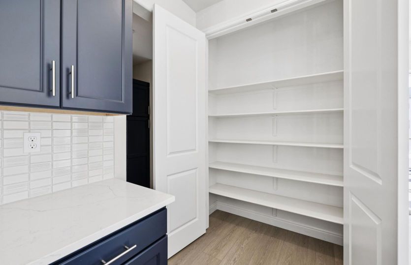Pantry for extra storage