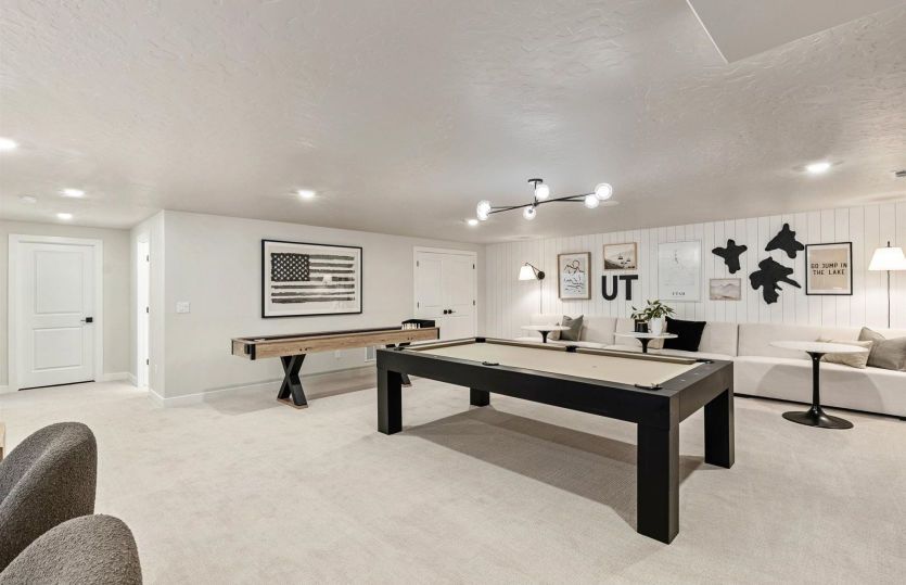 Game Room in Finished Basement