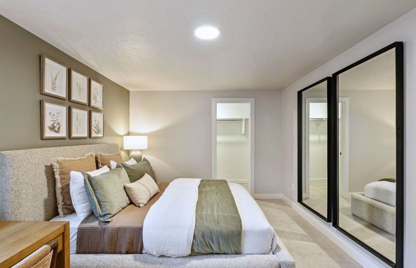 Guest Bedroom in Finished Basement