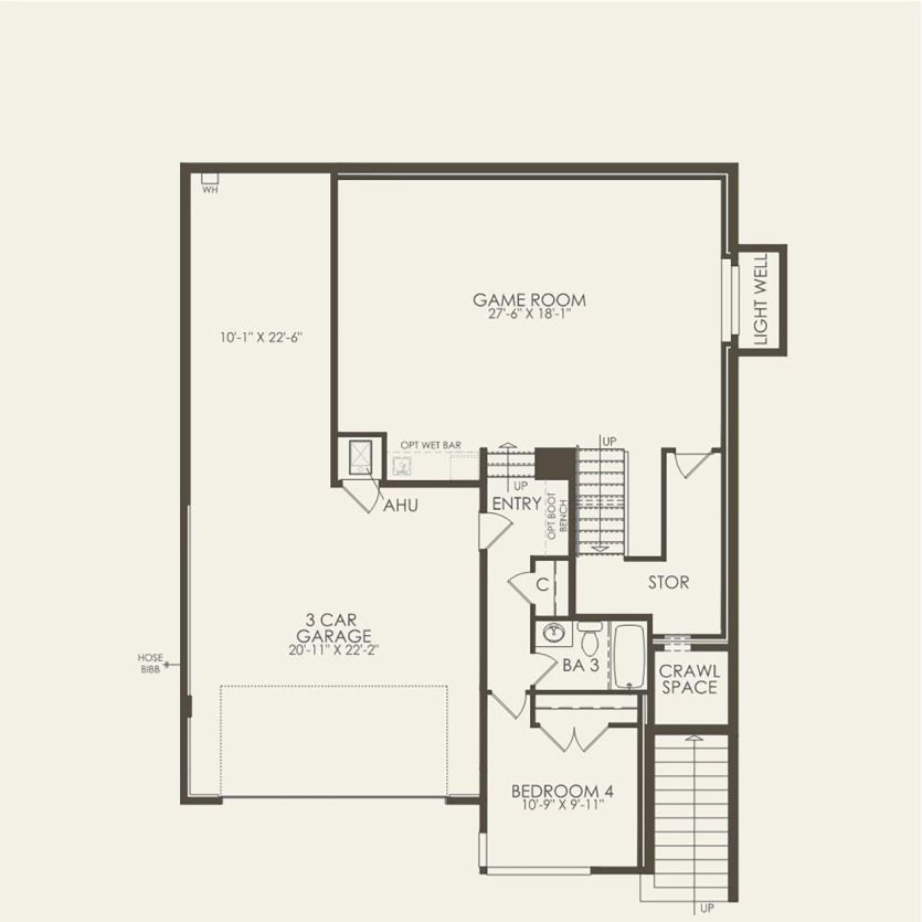 Basement 4 br / 3.5 ba