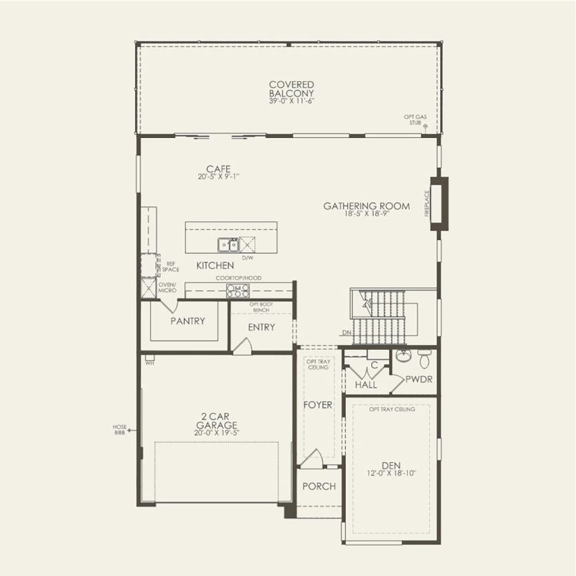 First Floor 3 br / 2.5 ba