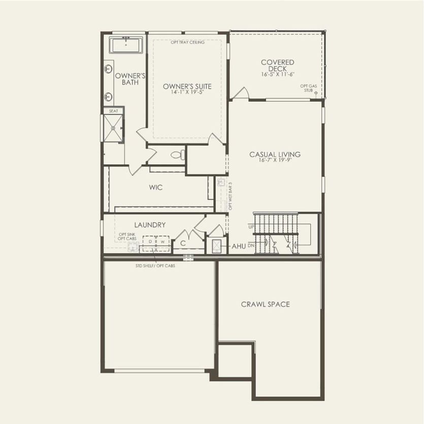 Second Floor 3 br / 2.5 ba