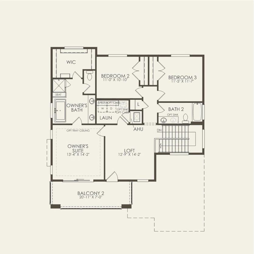 Third Floor 3 br / 2.5 ba