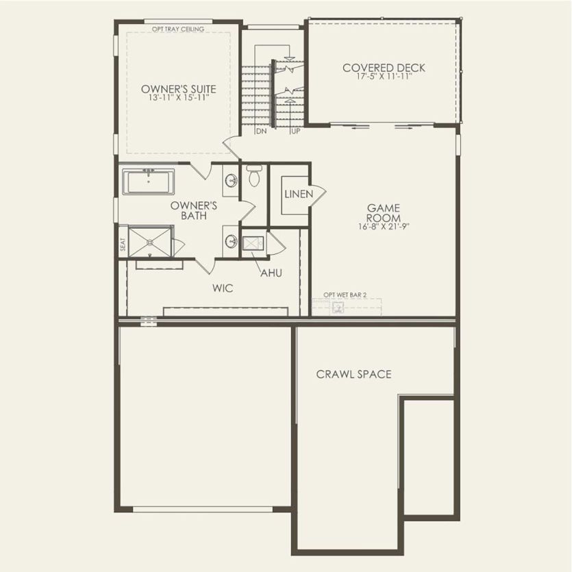 Second Floor 3 br / 2.5 ba
