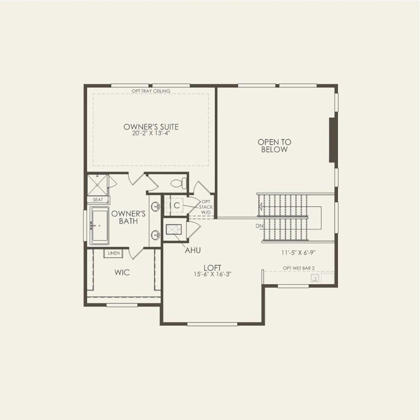 Second Floor 3 br / 2.5 ba