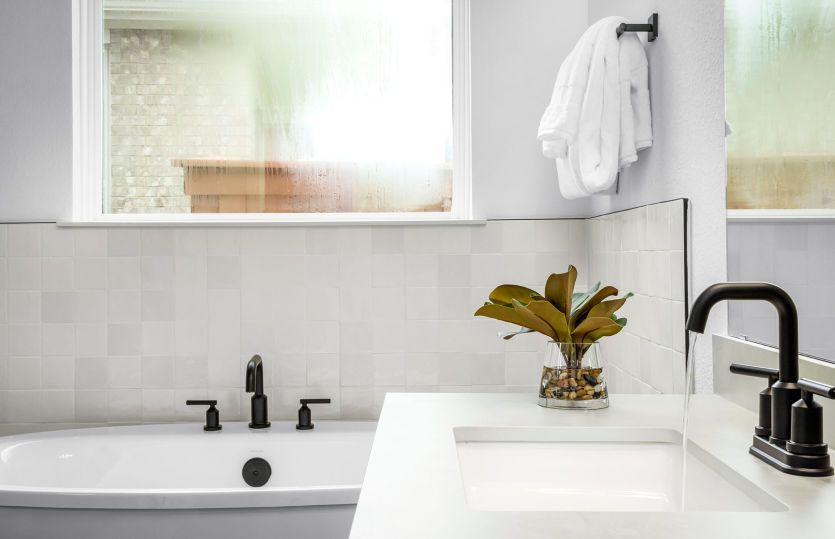 Freestanding owner's tub