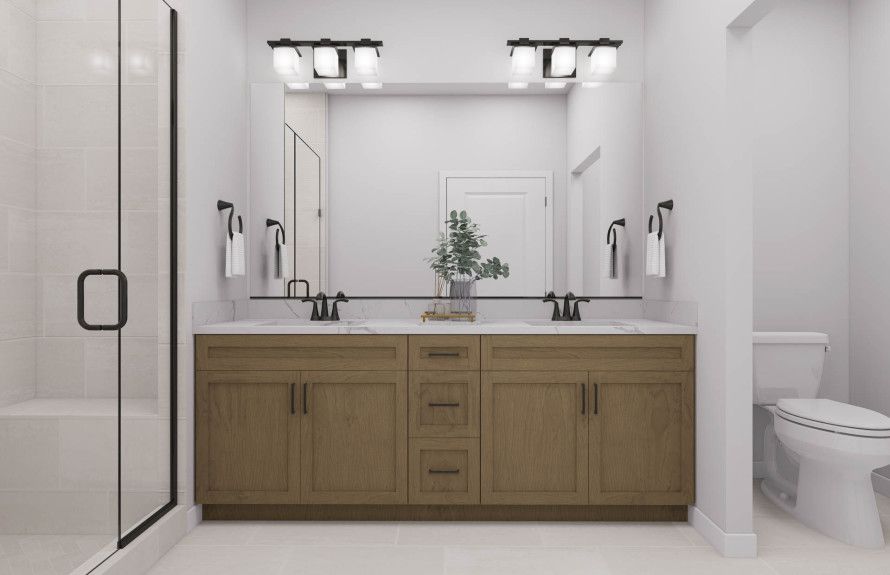 Luxurious Owner's Bath with Dual Sinks