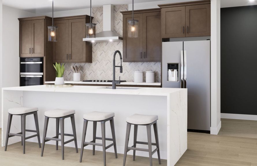 Kitchen Opens to the Gathering Room