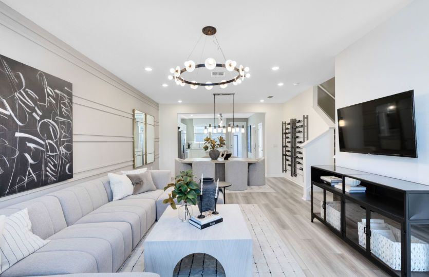 Open-Concept Townhome Layout