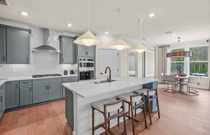 Open Kitchen with Large Island