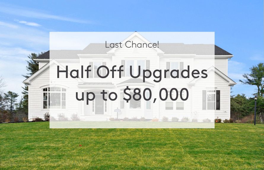 Half Off Upgrades!