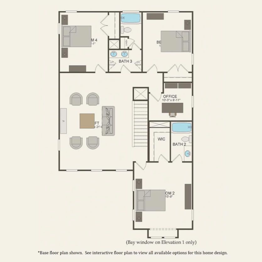 Second Floor 4 br / 3.5 ba