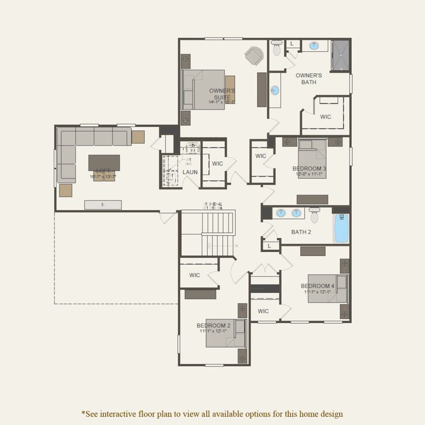 Second Floor 4 br / 2.5 ba