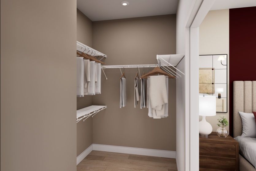 Spacious Owner's Walk-In Closet