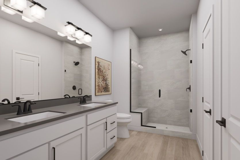 Luxurious Owner's Suite with Dual Sinks