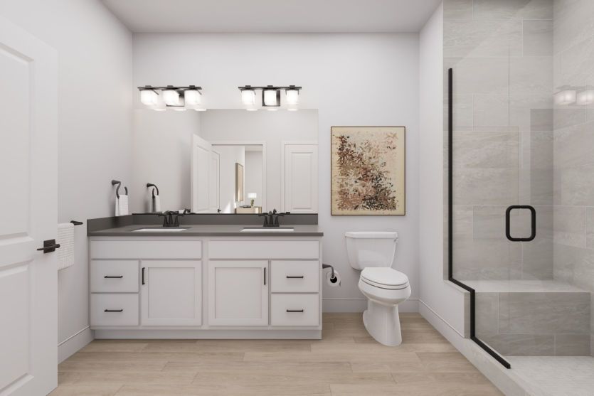 Luxurious Owner's Suite with Dual Sinks