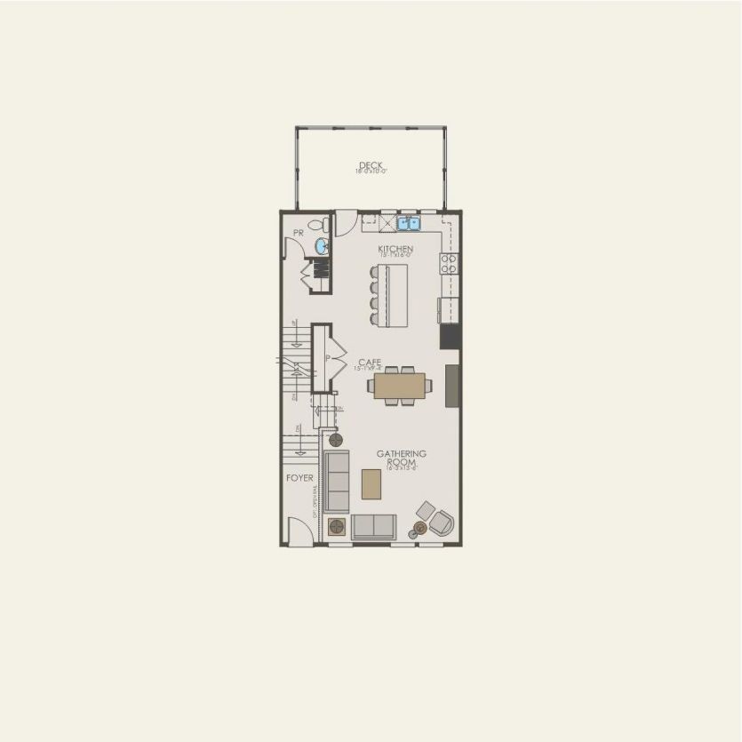 Second Floor 3 br / 2.5 ba