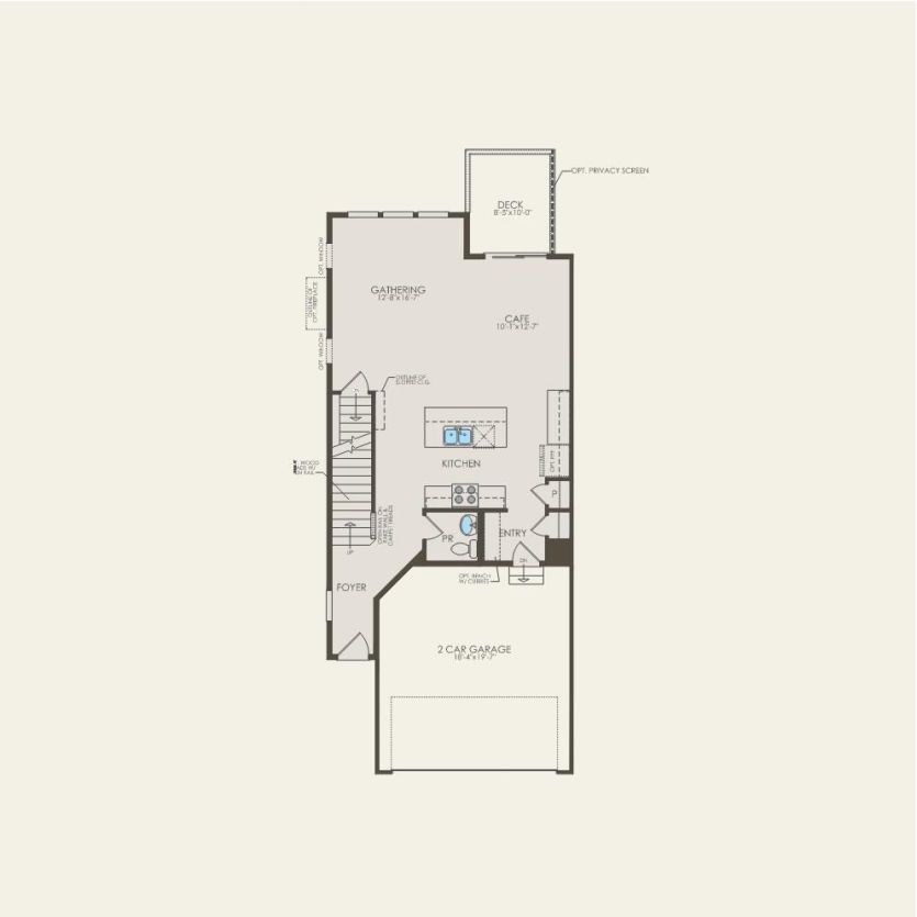 First Floor 3 br / 2.5 ba
