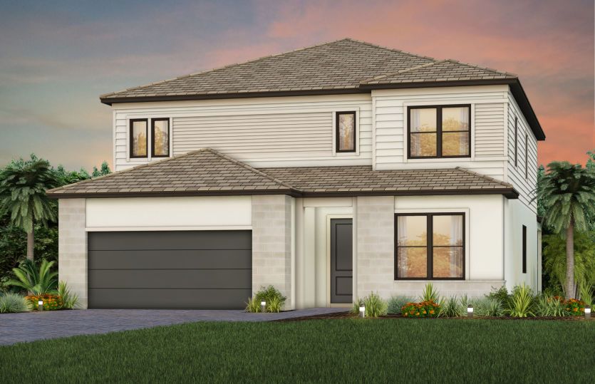 Elevation MD1 with optional stone