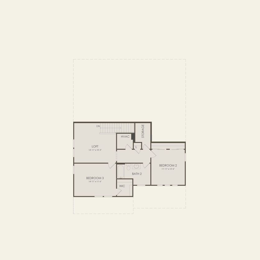 Second Floor 3 br / 2.5 ba