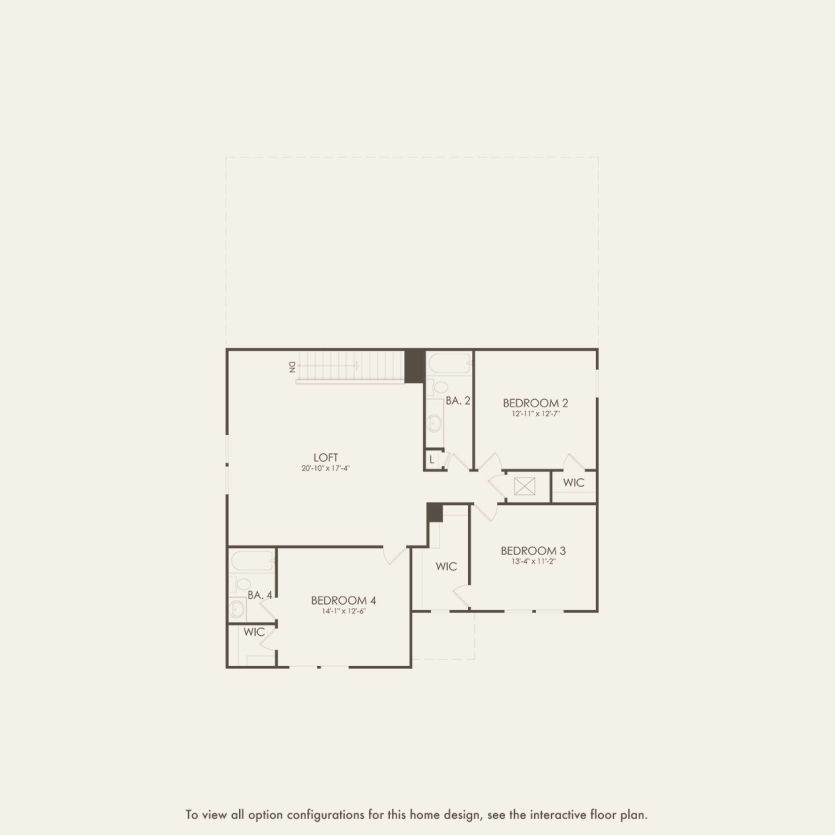 Second Floor 4 br / 3 ba