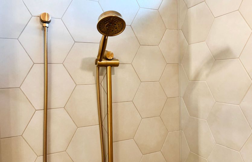 Tile-surround shower