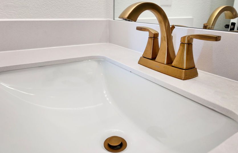 Designer fixtures throughout