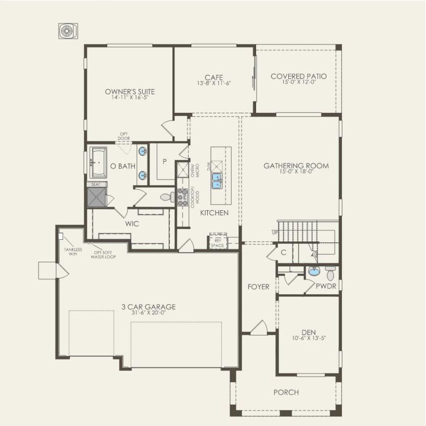 First Floor 5 br / 3.5 ba
