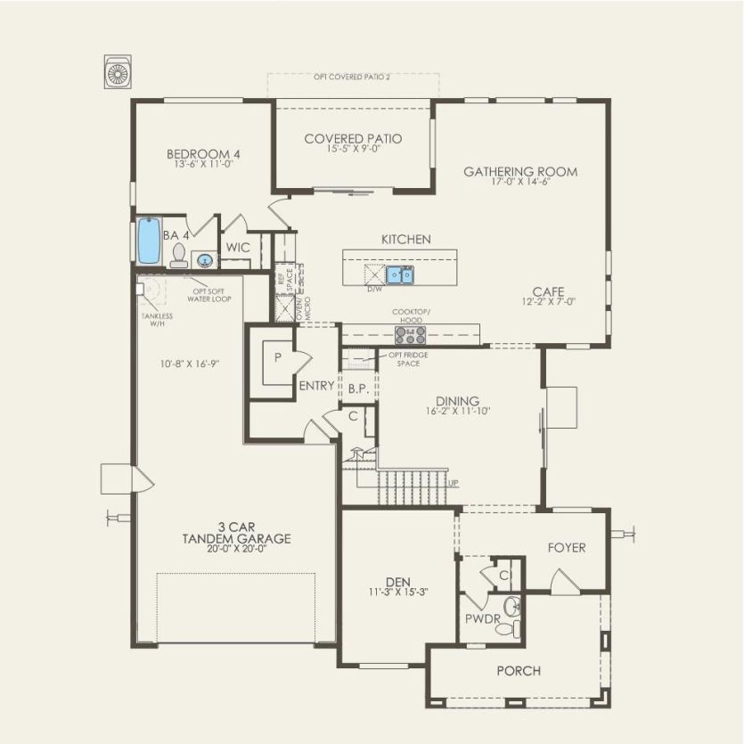 First Floor 4 br / 4.5 ba
