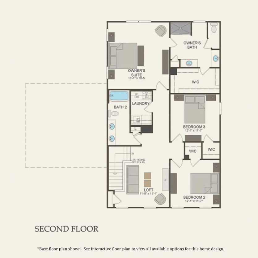 Second Floor 3 br / 2.5 ba