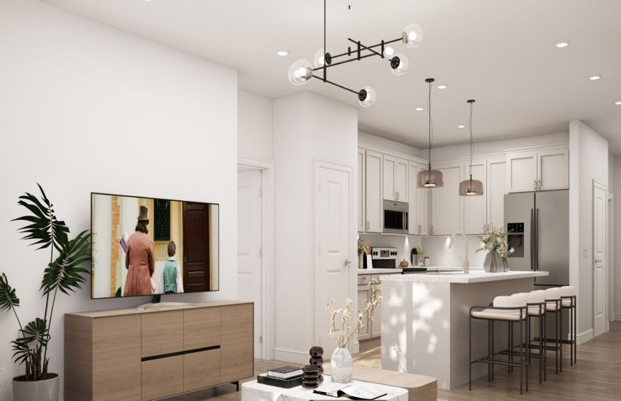 Open concept floor plans