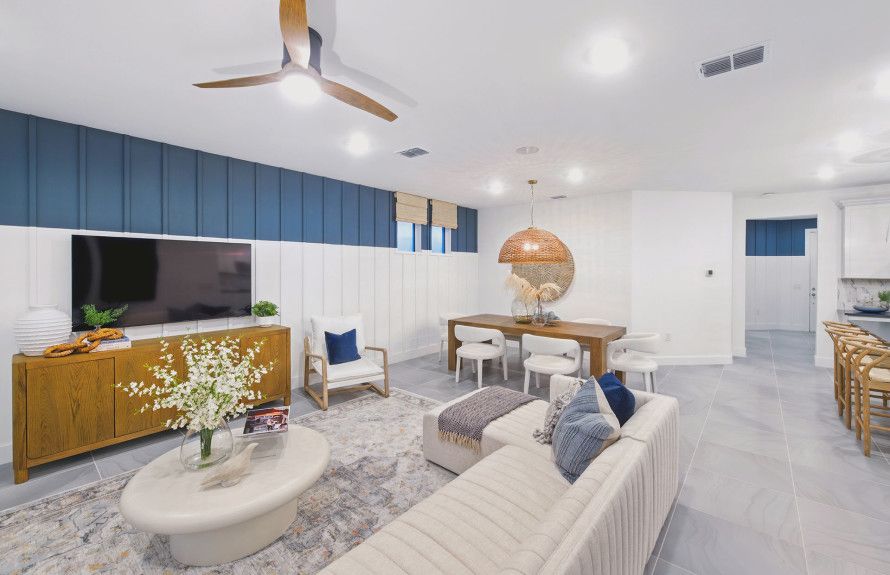 Spacious living area seamlessly connected together