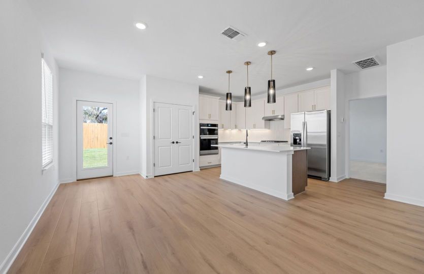 Open Kitchen and Dining Space
