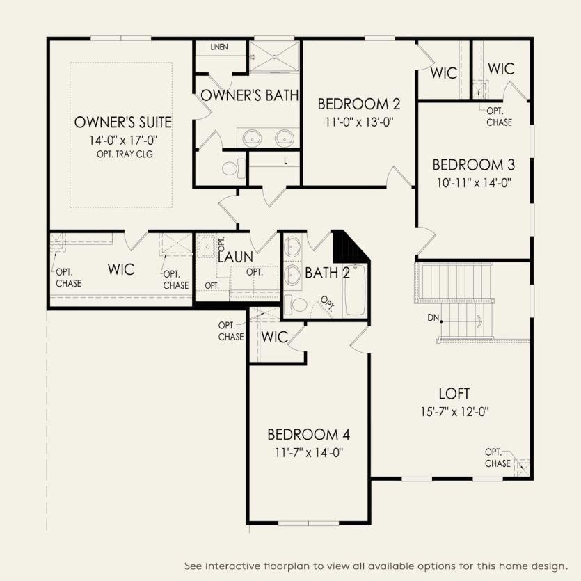 Second Floor 4 br / 2.5 ba