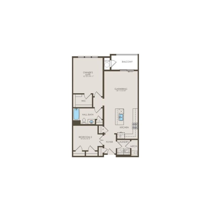 First Floor 2 br / 1 ba