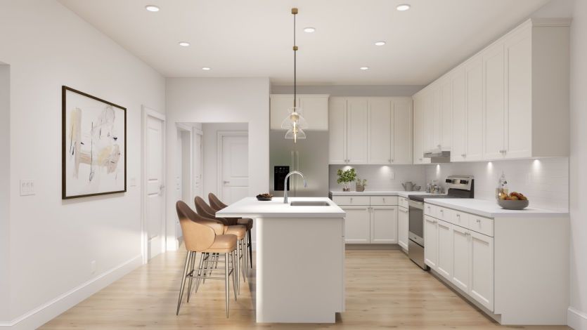 Spacious kitchen