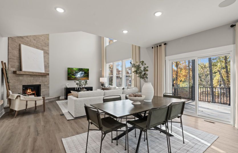 View of Cafe and Gathering Room