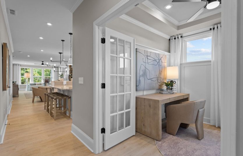 Inviting Flex Room. Model Home Representation.
