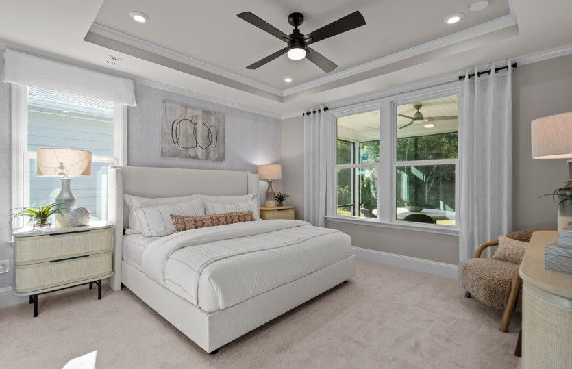 Owner's Suite. Model Home Representation.