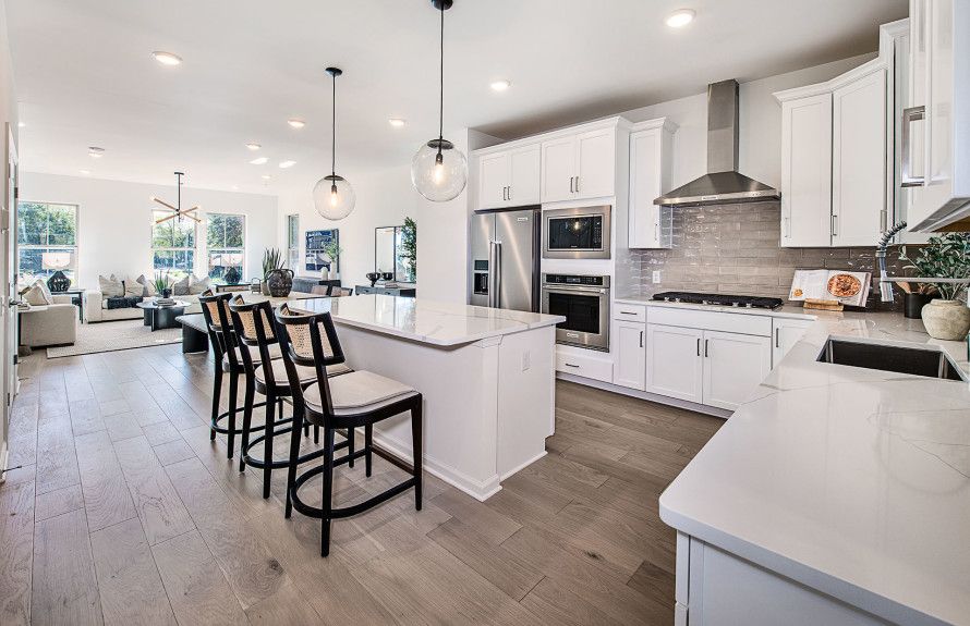 Open concept floor plans