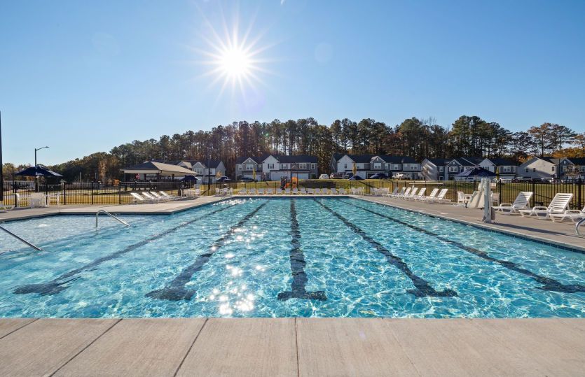Community Pool for Cooling Off in the Summer Heat