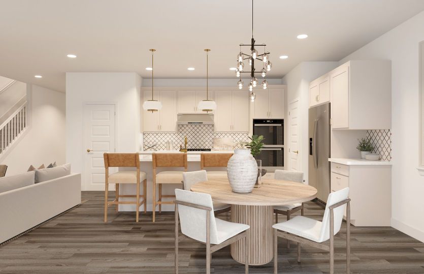 Kitchen Overlooking the Cafe and Gathering Room